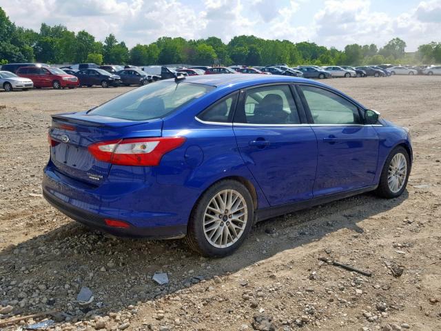 1FADP3J27EL246294 - 2014 FORD FOCUS TITA BLUE photo 4