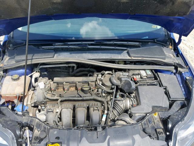 1FADP3J27EL246294 - 2014 FORD FOCUS TITA BLUE photo 7