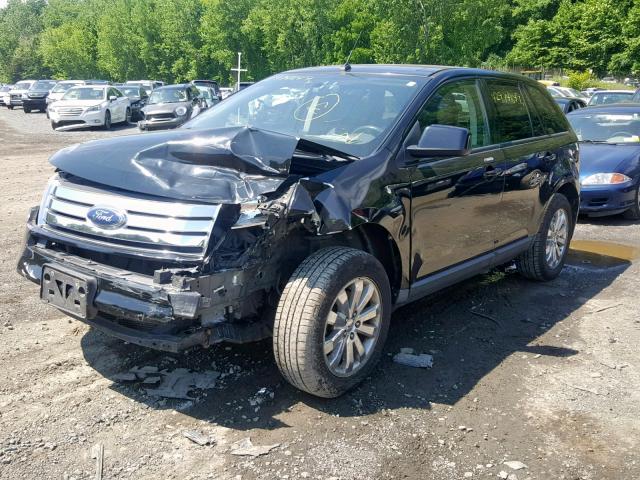 2FMDK48C57BB00679 - 2007 FORD EDGE SEL BLACK photo 2