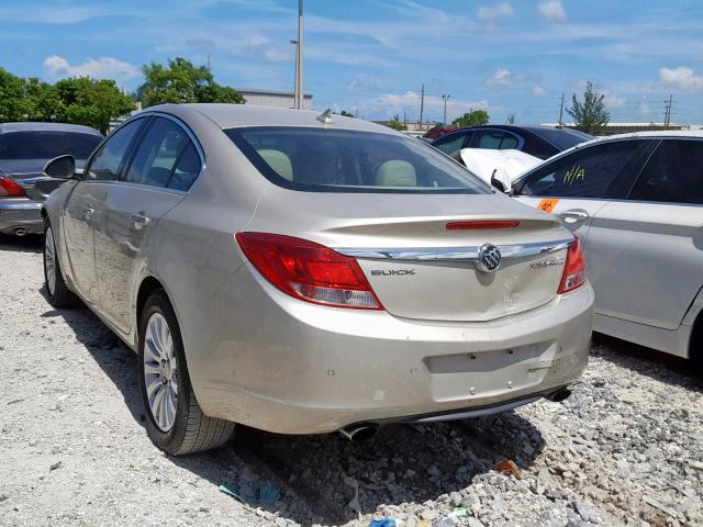 2G4GS5EV5D9248729 - 2013 BUICK REGAL PREM GOLD photo 3