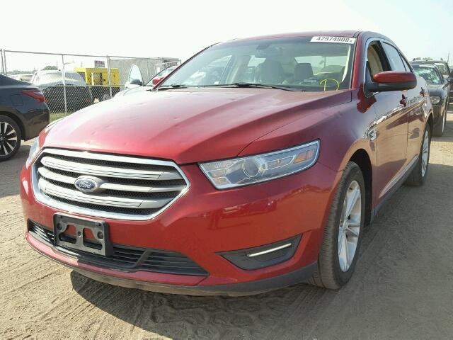 1FAHP2E83DG167173 - 2013 FORD TAURUS SEL RED photo 2