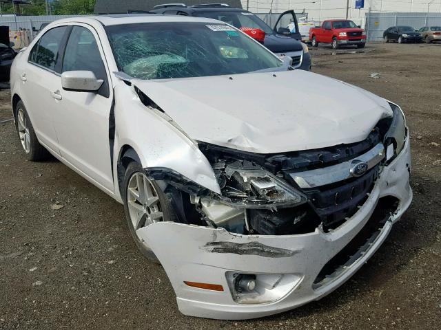 3FAHP0JAXCR433373 - 2012 FORD FUSION SEL WHITE photo 1