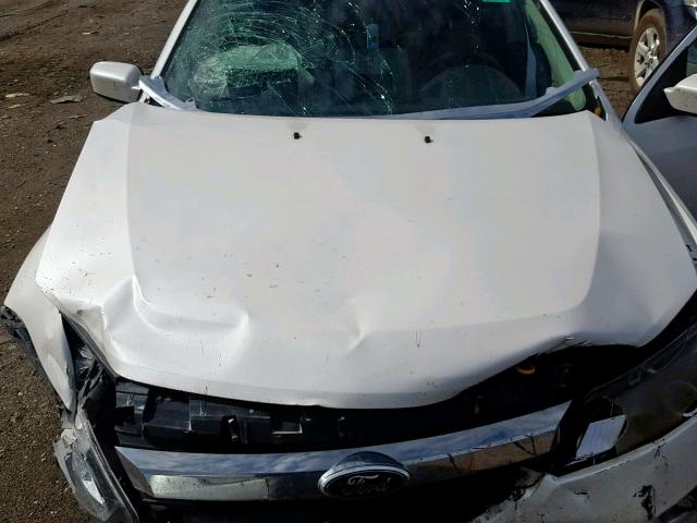 3FAHP0JAXCR433373 - 2012 FORD FUSION SEL WHITE photo 7