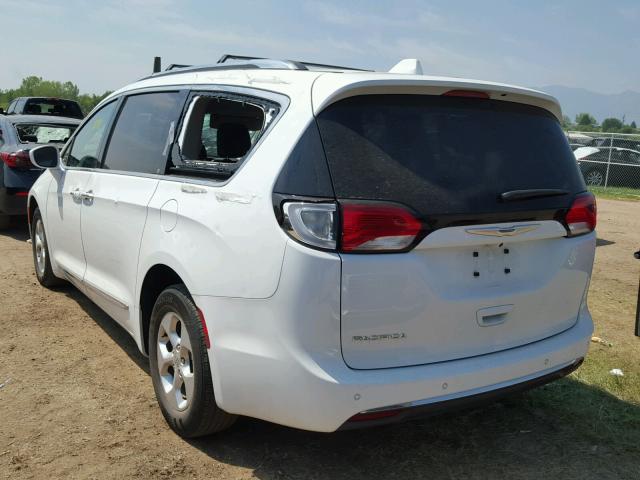 2C4RC1EG4HR721501 - 2017 CHRYSLER PACIFICA T WHITE photo 3