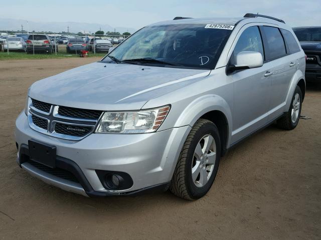 3D4PH1FG4BT561327 - 2011 DODGE JOURNEY MA SILVER photo 2