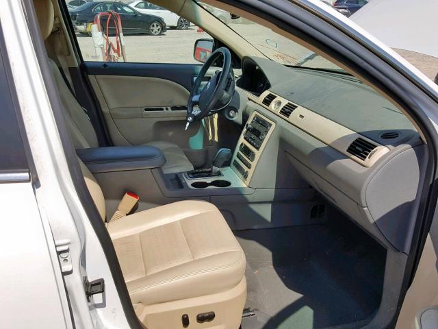 1MEHM43W28G616296 - 2008 MERCURY SABLE PREM WHITE photo 5