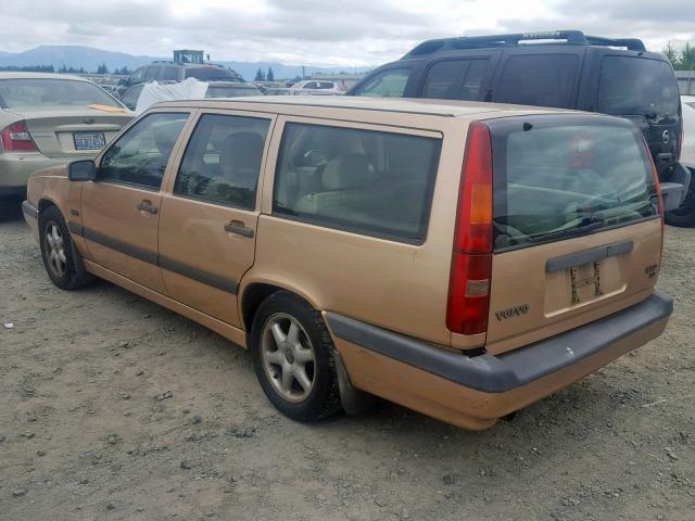 YV1LW5549T2185401 - 1996 VOLVO 850 WAGON GOLD photo 3