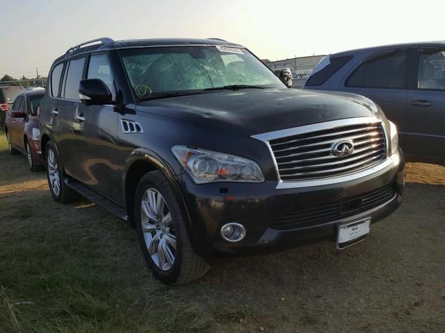 JN8AZ2NC1C9316326 - 2012 INFINITI QX56 BLACK photo 1