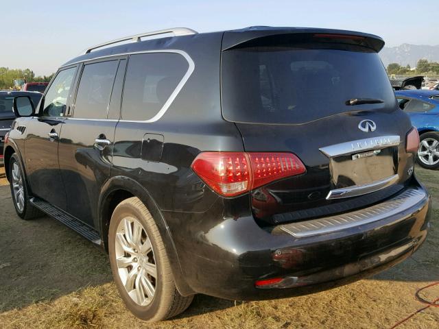 JN8AZ2NC1C9316326 - 2012 INFINITI QX56 BLACK photo 3