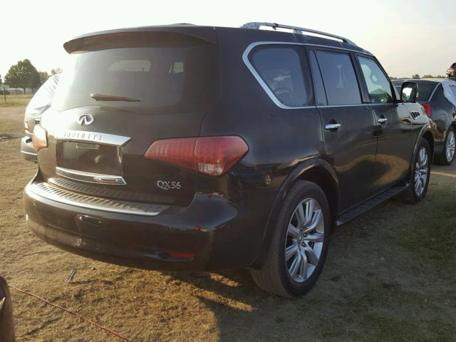 JN8AZ2NC1C9316326 - 2012 INFINITI QX56 BLACK photo 4