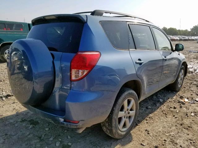 JTMBK31V485062532 - 2008 TOYOTA RAV4 LIMIT BLUE photo 4