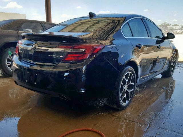 2G4GL5EX6H9119127 - 2017 BUICK REGAL SPOR BLACK photo 4