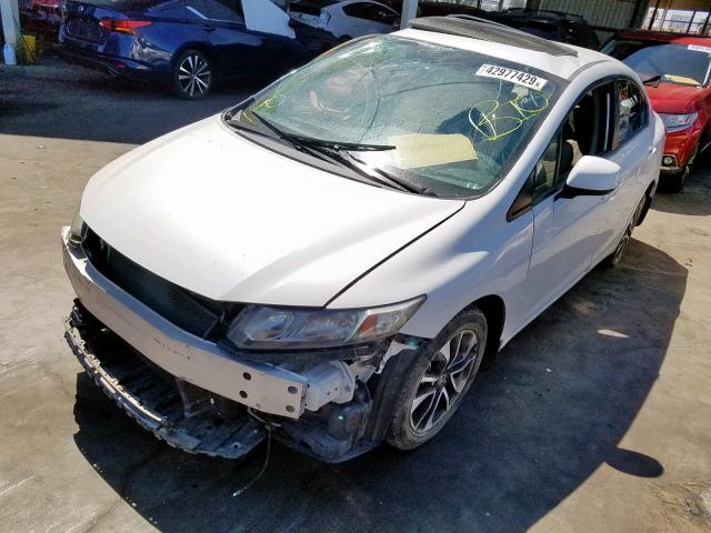 19XFB2F94DE200057 - 2013 HONDA CIVIC EXL 白色 照片 2