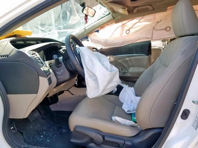 19XFB2F94DE200057 - 2013 HONDA CIVIC EXL 白色 照片 5