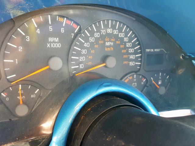 2G2FV22G9X2232868 - 1999 PONTIAC FIREBIRD F BLUE photo 8