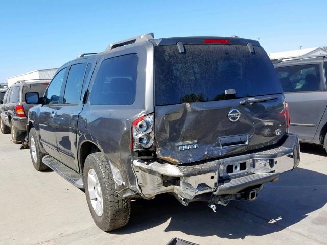 5N1AA08B14N715753 - 2004 NISSAN ARMADA SE GRAY photo 3