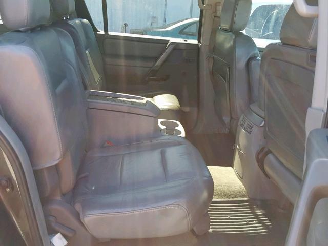 5N1AA08B14N715753 - 2004 NISSAN ARMADA SE GRAY photo 6