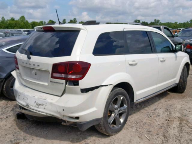 3C4PDCGB6FT727571 - 2015 DODGE JOURNEY CR WHITE photo 4