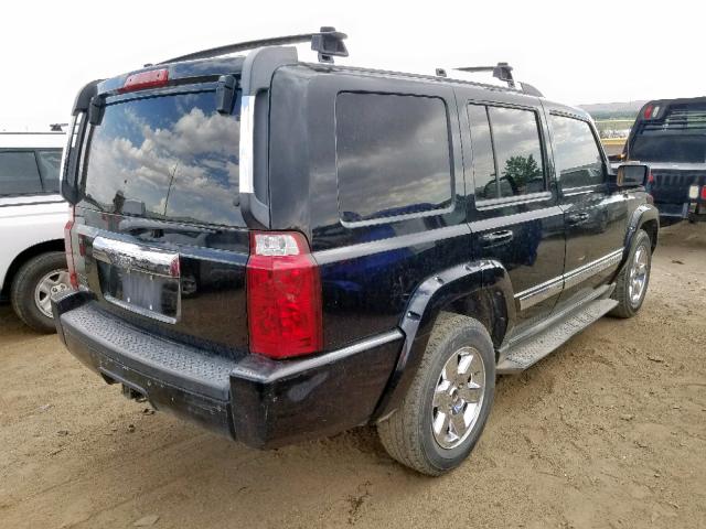 1J8HH58N66C248634 - 2006 JEEP COMMANDER BLACK photo 4