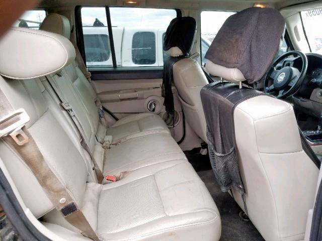 1J8HH58N66C248634 - 2006 JEEP COMMANDER BLACK photo 6