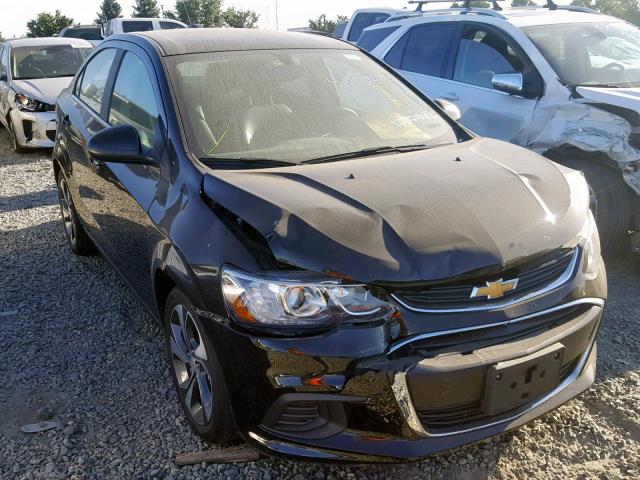 1G1JF5SB4K4128602 - 2019 CHEVROLET SONIC PREM BLACK photo 1