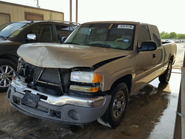 1GTEC19X86Z296182 - 2006 GMC NEW SIERRA TAN photo 2