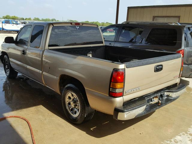 1GTEC19X86Z296182 - 2006 GMC NEW SIERRA TAN photo 3