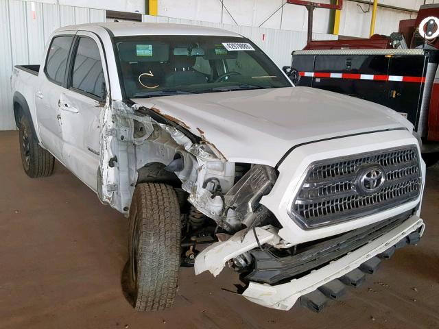 3TMAZ5CN7GM004200 - 2016 TOYOTA TACOMA DOU WHITE photo 1