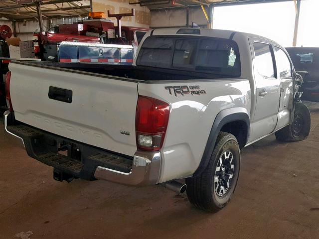 3TMAZ5CN7GM004200 - 2016 TOYOTA TACOMA DOU WHITE photo 4