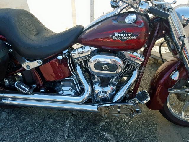 1HD1PY917CB958425 - 2012 HARLEY-DAVIDSON FLSTSE3 CV MAROON photo 7