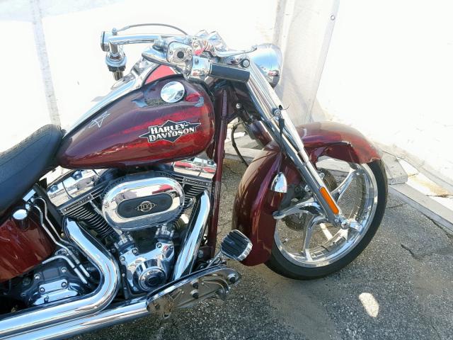 1HD1PY917CB958425 - 2012 HARLEY-DAVIDSON FLSTSE3 CV MAROON photo 9