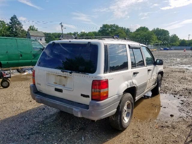 1J4GZ58S8VC767196 - 1997 JEEP GRAND CHER WHITE photo 4