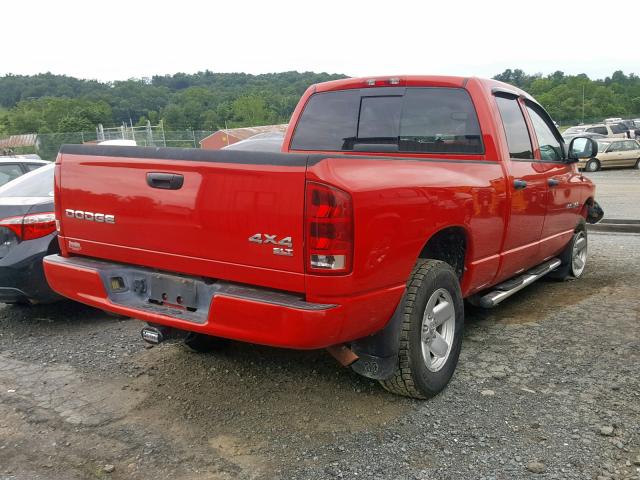 1D7HU18D53S293686 - 2003 DODGE RAM 1500 S RED photo 4