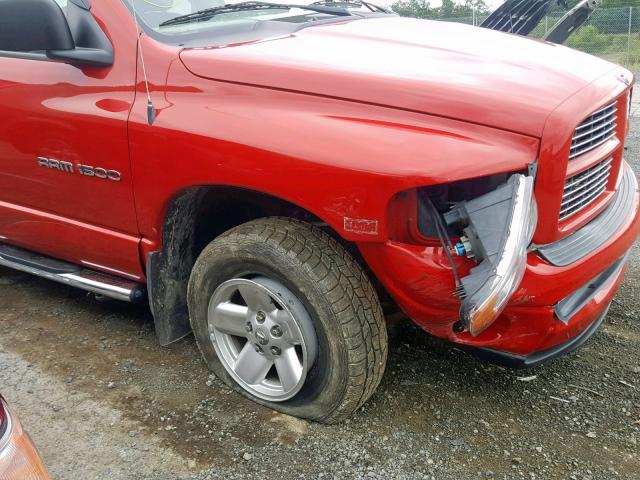 1D7HU18D53S293686 - 2003 DODGE RAM 1500 S RED photo 9