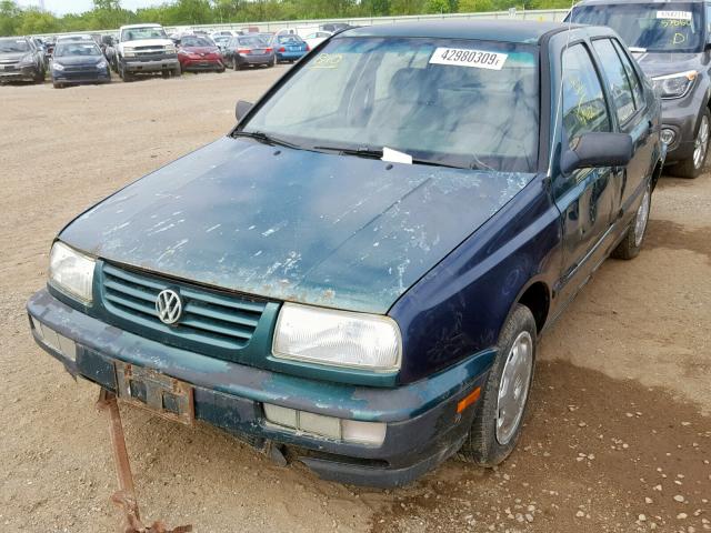 3VWRA81H5TM060104 - 1996 VOLKSWAGEN JETTA GL GREEN photo 2