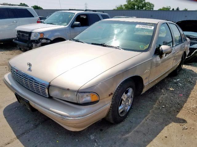 1G1BN53E0PR128400 - 1993 CHEVROLET CAPRICE CL TAN photo 2