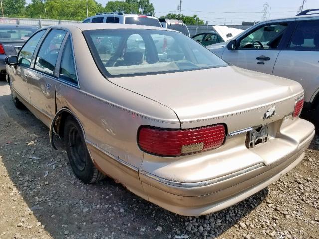 1G1BN53E0PR128400 - 1993 CHEVROLET CAPRICE CL TAN photo 3