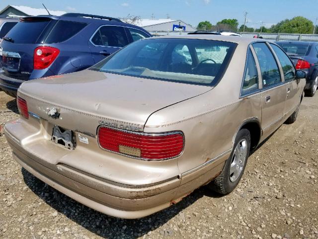 1G1BN53E0PR128400 - 1993 CHEVROLET CAPRICE CL TAN photo 4