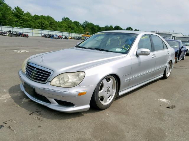 WDBNG74J93A370647 - 2003 MERCEDES-BENZ S 55 AMG SILVER photo 2