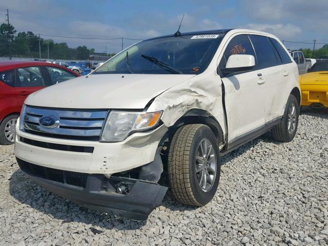 2FMDK38C98BA02265 - 2008 FORD EDGE SEL WHITE photo 2