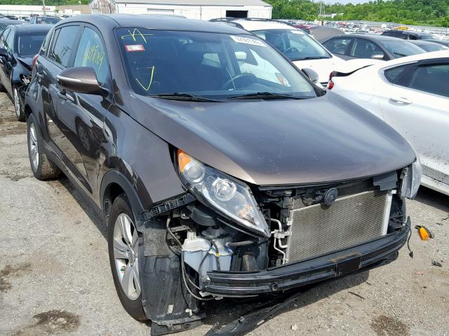 KNDPB3A23D7365358 - 2013 KIA SPORTAGE B BROWN photo 1