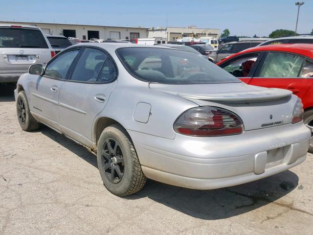 1G2WK52J52F114765 - 2002 PONTIAC GRAND PRIX SILVER photo 3