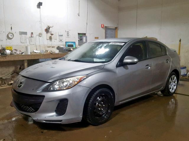 JM1BL1UF6C1643441 - 2012 MAZDA 3 I SILVER photo 2