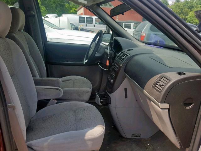 1GBDV13W58D123830 - 2008 CHEVROLET UPLANDER I 勃艮第红 照片 5