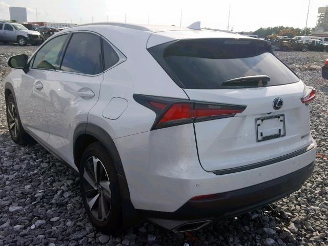 JTJYARBZ3J2108955 - 2018 LEXUS NX 300 WHITE photo 3