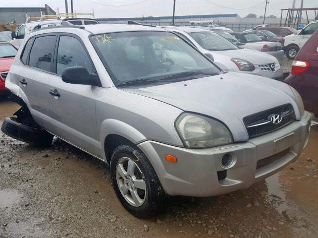 KM8JM12B95U094145 - 2005 HYUNDAI TUCSON GL SILVER photo 1