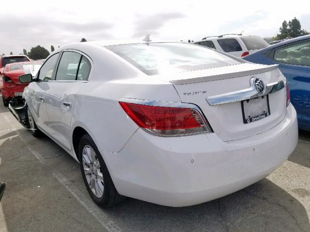 1G4GC5ER4DF188918 - 2013 BUICK LACROSSE WHITE photo 3