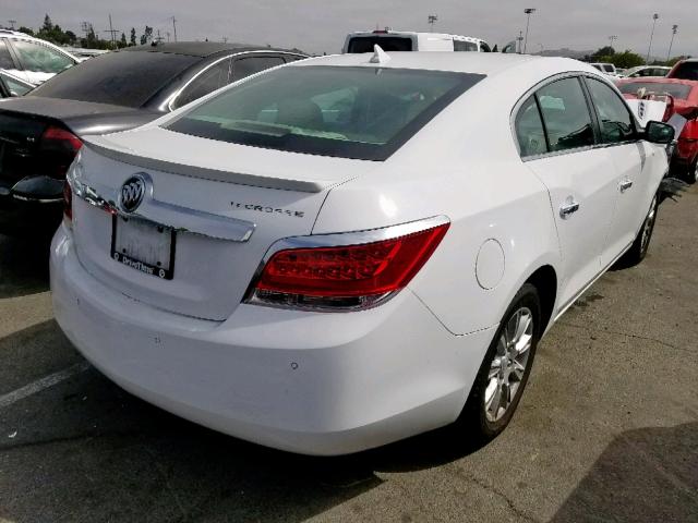 1G4GC5ER4DF188918 - 2013 BUICK LACROSSE WHITE photo 4