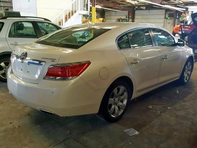 1G4GE5ED2BF223726 - 2011 BUICK LACROSSE C WHITE photo 4