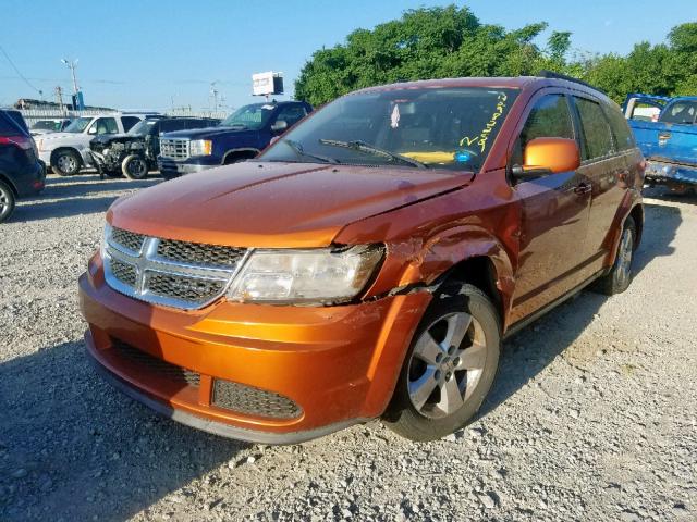 3D4PG1FG1BT511150 - 2011 DODGE JOURNEY MA ORANGE photo 2